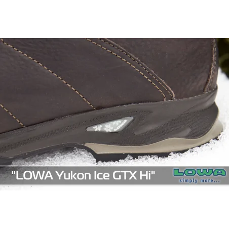 Ботинки зимние "LOWA Yukon Ice GTX Hi", Dark Brown