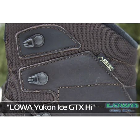 Ботинки зимние "LOWA Yukon Ice GTX Hi", Dark Brown