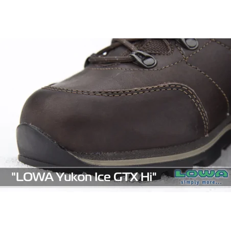 Ботинки зимние "LOWA Yukon Ice GTX Hi", Dark Brown