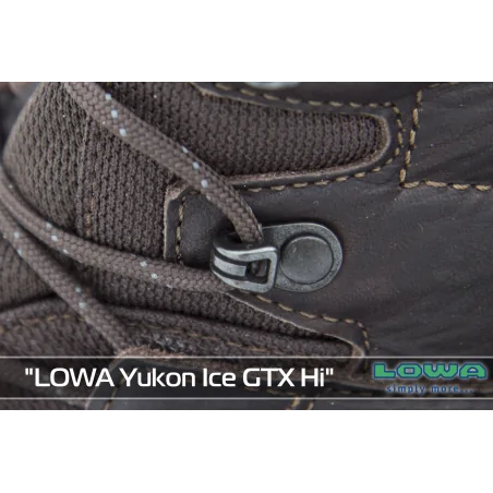 Ботинки зимние "LOWA Yukon Ice GTX Hi", Dark Brown