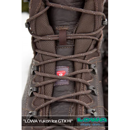 Ботинки зимние "LOWA Yukon Ice GTX Hi", Dark Brown